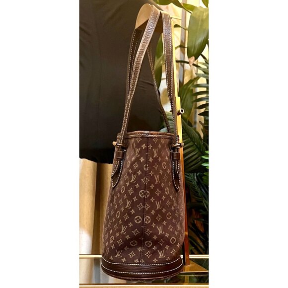 Louis Vuitton Monogram Demin Min Lin PM Bucket Bag - Picture 2 of 13